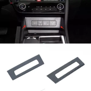 Cubierta de puerto de carga USB de fibra de carbono para Hyundai Sonata 2024 2025 2026 - Imagen 1 de 6