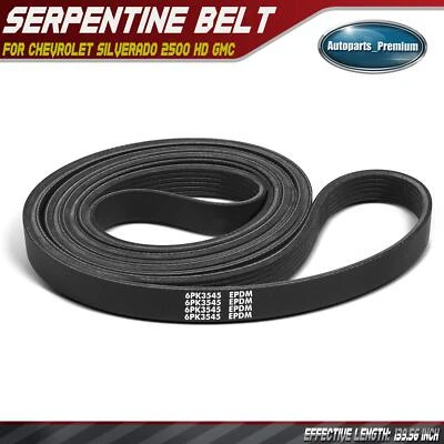 139.56 inch Serpentine Belt for Chevrolet Silverado 2500 HD GMC Sierra 2500 HD - Image 1 of 4