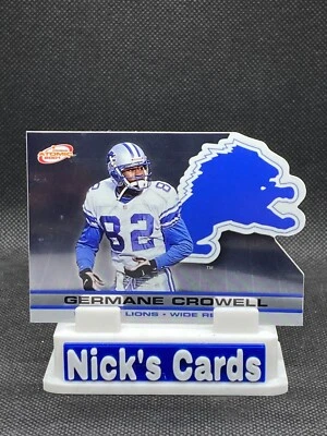 2001 Pacific Prism Atomic #49 Germane Crowell Detroit Lions - Image 1 of 2