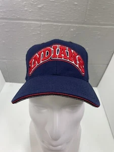 Gorra CLEVELAND INDIANS Chief Wahoo para hombre con correa trasera azul MLB - Imagen 1 de 10
