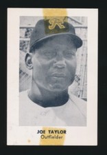 1960 Seattle Popcorn (PCL) -JOE TAYLOR (Seattle Rainiers) -Orioles, Reds 