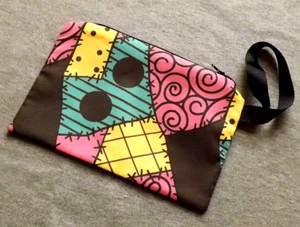 Sally Patch Nightmare Wristlet Clutch Bag Purse Handmade to Order - Picture 1 of 3