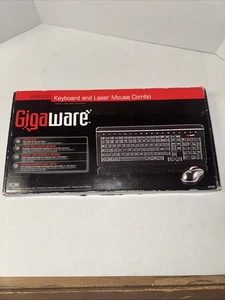 Gigaware (26-985) Combo tastiera e mouse laser wireless nero con sensore laser - Foto 1 di 3