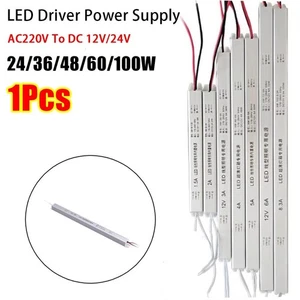 1Pcs AC220V To DC 12V/24V Switching LED Driver For LED Light Strip Lamp - Picture 1 of 25