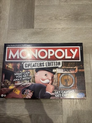 Brand New Sealed Hasbro Monopoly Cheaters Edition Family Board Game - Image 1 of 3