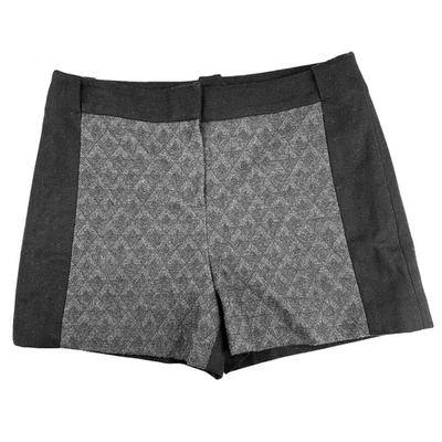 Pantalones Cortos de Vestido Arnaldo Bassini Negro Plateado Metálico Tiro Alto Elegante Formal Talla M  Foto 1 de 4