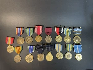 Lot Of 15 US Military Medals Korea Coast Guard Navy Vietnam - Picture 1 of 22