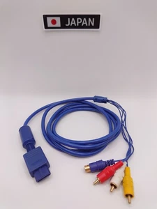 Purple AV cable with S Nintendo S-Video Cable N64 SFC Famicom GameCube -Tested! - Picture 1 of 6