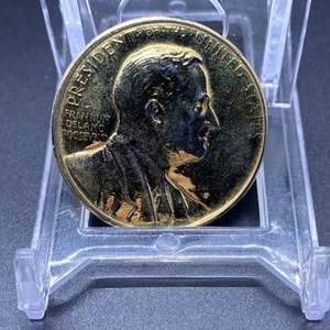 Franklin Delano Roosevelt In Memoriam Medallion 34mm 17g VGC - Picture 1 of 4