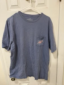 Vineyard Vines - Herren - T-Shirt - Large - Farben mit amerikanischer Flagge  - Bild 1 von 3