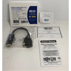 Eaton P586-003-HD-V2A EATON TRIPP LITE SERIES MINI DISPLAYPORT 1.2A TO HDMI ACTI - Picture 1 of 1