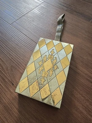 Vintage 1940s 1950s Longines Brass Watch Box. Dance Purse.  Estate Find - Image 1 of 4