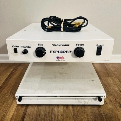 Lupa visual de video MagniSight Explorer | Buenas bombillas | Cables incluidos Foto 1 de 4