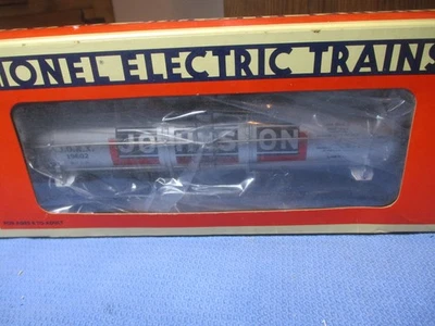 Lionel 6-19602 O Gauge Johnson Single Dome Tank Car #19602 LN/Box - Image 1 of 4
