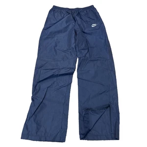 Pantalones Nike Vintage L Azul Años 70 80 Hechos en Japón Pista Atlético Nailon Jogger - Imagen 1 de 12