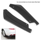 Carbon Universal Car Rear Bumper Spoiler Body Kit Shark Chin Diffuser Trim Cover