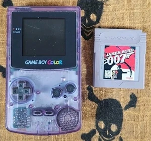 Nintendo Game Boy Color Púrpura Atómico - ¡Viene con Juego James Bond 007! - Imagen 1 de 9