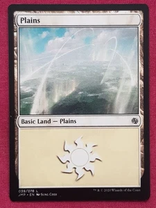 Magic The Gathering JUMPSTART PLAINS 039 land card MTG - Imagen 1 de 2