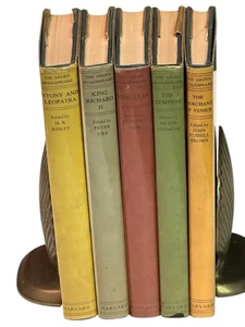 Shakespeare Hardcover Lot of 5 Arden Editions Harvard Univ Press 1950s w/ DJ - Imagen 1 de 16