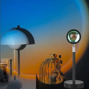 Sunset Projection Lamp,16 Colors Projector Lights Rotation Rainbow Projection... - Picture 1 of 6