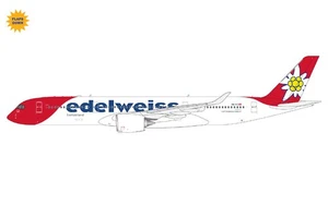 GJEDW2315F GeminiJets A350-900 1/400 Model HB-IHC Edelweiss Air Flaps Down - Picture 1 of 1