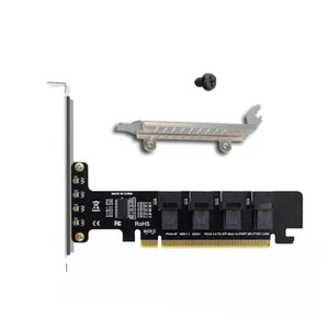 4-Port U.2 NVMe Expansion Card PCI-E X4/8/16 to SFF-8643 Versatile Compatibility - Afbeelding 1 van 13