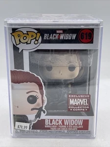 Funko Pop! Figura de vinilo Marvel- Black Widow (exclusiva de Collector Corps) #619 - Imagen 1 de 7