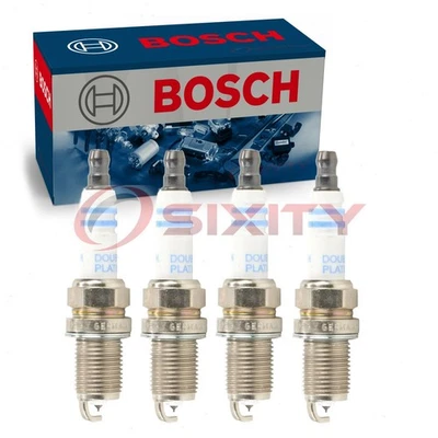 4 bujías Bosch doble platino para Toyota Camry 1987-1991 2,0 L L4 casi nuevas Foto 1 de 4