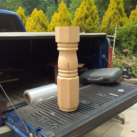 Oak New Pedestal Table Part F Architectural Salvage Amish Made 2nd Cover