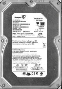 Seagate ST3400620NS 400GB Sata Hard Drive P/N: 9BL144-268 Firmware: 3.AEG WU - Picture 1 of 2
