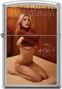 Zippo Playboy November 2016 Cover Street Chrome Windproof Lighter NEW RARE - Picture 1 of 2