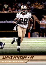 2017 Certified Cuts Football Card #47 Adrian Peterson