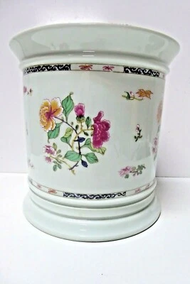 OLD PORCELAIN JAPANESE ASIAN HAND PAINTED URN VASE JARDINEER  - image 1 of 4