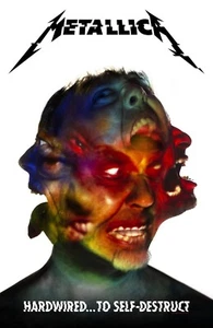 METALLICA HARDWIRED TO SELF DESTRUCT TEXTILE POSTER OFFICIALLY LICENSED - Picture 1 of 6