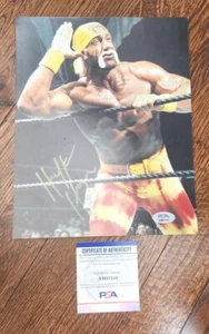 HULK HOGAN SIGNIERT 8X10 FOTO HULK REGELN WWE WWF OHR PSA/DNA AUTHENTISCH #AM57151 - Bild 1 von 2