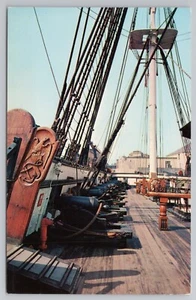 U.S.S. Constitution Deck in Charlestown Massachusetts Postkarte - Bild 1 von 2
