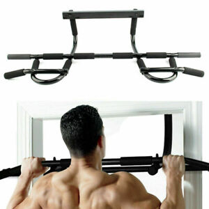 GYM FITNESS BAR PULL UP STRENGTH PUNCH BAG EXERCISE WORKOUT WALL MOUNTED CHIN UP