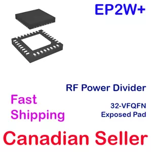EP2W+ IC RF Power Splitter / Combiner Divider 32-VFQFN Exposed Pad Mini-Circuits - Picture 1 of 1