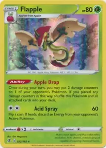 2x (SWSH02-022) Flapple (Rare Holo) Pokemon Rebel Clash Card # 22 - Imagen 1 de 1