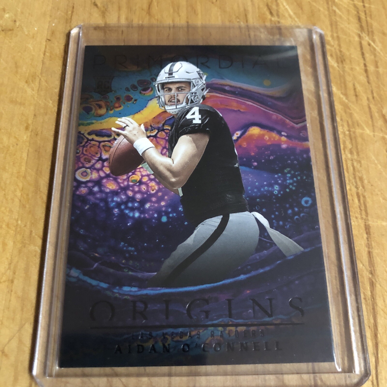 2023 Panini Origins Aidan O’Connell PRIMORDIAL Case Hit Rookie Card #PR-AO