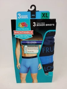Mens Breathable Briefs, Moisture Wicking Underwear Assorted Color XL - Picture 1 of 3