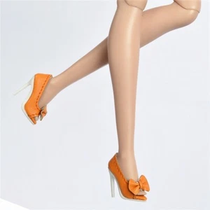 Orange Open Toe Schuhe für FR2 Nu.face FR6.0 Körper Puppe Jason Wu Integrity Toys - Bild 1 von 4