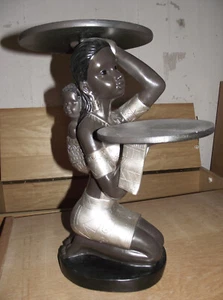 GROSSFIGUR als Pflanzenhalter, 44cm, aus Nachlass - Bild 1 von 4