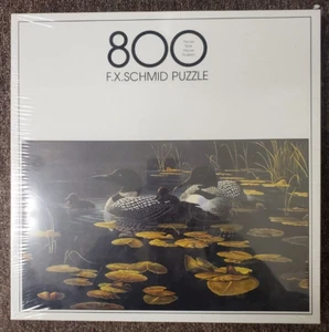 FX Schmid Shoreline Sanctuary Common Loons Jigsaw Puzzle 800 Piece- SEALED NEW - Picture 1 of 5