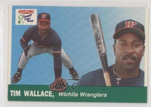 1991 Rock's Dugout Wichita Wranglers Blank Back Tim Wallace #18