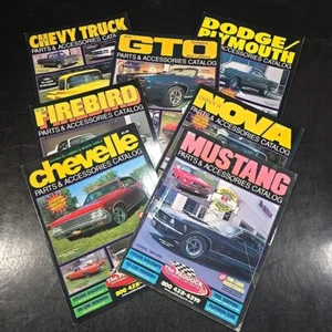 (7) Paddock Auto Parts Catalogs Lot VTG Chevelle Nova Firebird GTO Mustang Dodge - Picture 1 of 23