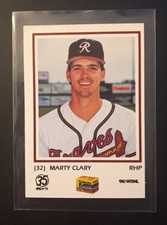 1989 Richmond Braves Marty Clary #32