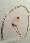 NWT Anthropologie Baubles Bijour Bits & Bobs Freshwater Pearl Necklace 32"