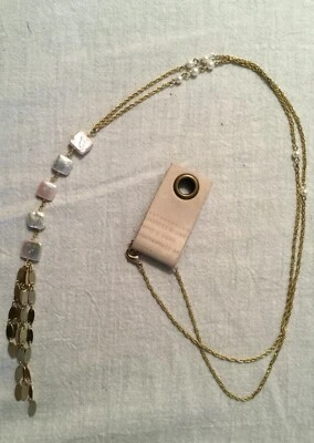 Collar de perlas de agua dulce Anthropologie Baubles Bijour Bits & Bobs 32" nuevo con etiquetas Foto 1 de 4