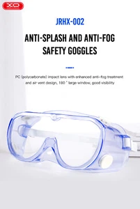 Protector Safety Goggles Eye Protector Glass Transparent Anti Droplet Anti Fog - Picture 1 of 6